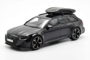 Audi RS6 C8 Avant Mythos Čierna S Karbónovou Strechou Ázijská Edícia GT Spirit 1:18