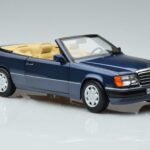 Mercedes 300 CE-24 A124 Kabriolet Nautical Blue Limitovaná Edícia Norev 1:18