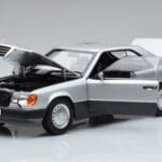 Mercedes 300 CE-24 C124 Kupé Strieborná Norev 1:18