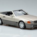 Mercedes 500 SL R129 Dymovo Strieborné Norev 1:18