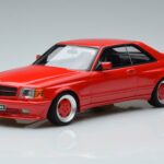 Mercedes 560 SEC W126 Widebody Červený Otto 1:18