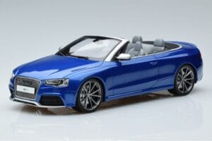 Audi RS5 B8 Kabriolet Modrý GT Spirit 1:18