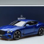 Bentley Bentley Continental GT Kupé Sequin Modrý Norev 1:18 1:18 Kov