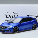 Honda Honda Civic FK8 Type R Hatchback Mugen Modrý Otto 1:18 1:18 Živica