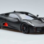 Jaguar Jaguar C-X75 Kupé Čierny Almost Real 1:18 1:18 Kov
