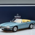 Jaguar Jaguar XJS V12 Kabriolet Svetlo Modrý Metalíza Norev 1:18 1:18 Kov