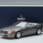 Mercedes Mercedes 500 SL R129 Sivý Metalický Norev 1:18 1:18 Kov