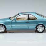 Mercedes Mercedes CL600 C140 Modrý Metalický Norev 1:18 1:18 Kov