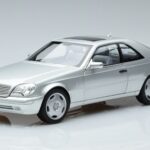 Mercedes Mercedes CL600 C140 Strieborná Metalická Norev 1:18 1:18 Kov