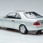 Mercedes Mercedes CL600 C140 Strieborná Metalická Norev 1:18 1:18 Kov