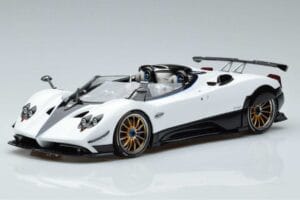 Pagani Zonda HP Barchetta Carbon Biely LCD 1:18