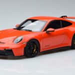 Porsche Porsche 911 992 GT3 Coupe Oranžový Norev 1:18 1:18 Kov