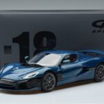 Rimac Rimac Nevera Kupé Modrý GT Spirit 1:18 1:18 Živica