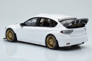 Subaru Impreza WRX STI R205 S Upravenými Dielmi Biely Otto 1:18 OT1037 Živica – obrázok 5 z 6