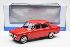 Alfa Romeo Giulia Nuova Super Červený Custom Wheels MCG 1:18 MCG18333 Kov – obrázok 6 z 6