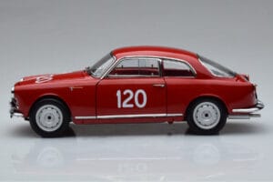 Alfa Romeo Giulietta SV #120 Mille Miglia 1956 Kyosho 1:18 08957A Kov – obrázok 4 z 9