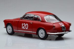 Alfa Romeo Giulietta SV #120 Mille Miglia 1956 Kyosho 1:18 08957A Kov – obrázok 6 z 9