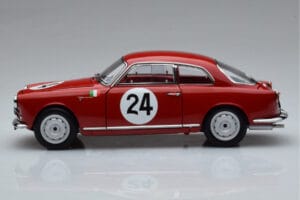 Alfa Romeo Giulietta SV #24 Targa Florio 1958 Kyosho 1:18 08957B Kov – obrázok 4 z 9