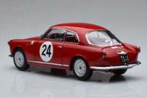 Alfa Romeo Giulietta SV #24 Targa Florio 1958 Kyosho 1:18 08957B Kov – obrázok 6 z 9