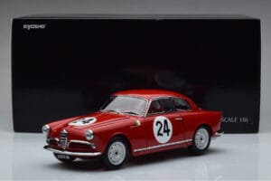 Alfa Romeo Giulietta SV #24 Targa Florio 1958 Kyosho 1:18 08957B Kov – obrázok 9 z 9