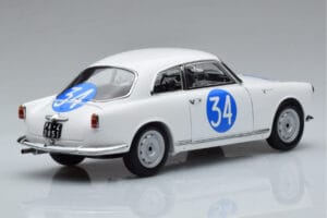 Alfa Romeo Giulietta SV #34 Targa Florio 1960 Kyosho 1:18 08957C Kov – obrázok 3 z 9