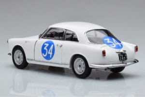 Alfa Romeo Giulietta SV #34 Targa Florio 1960 Kyosho 1:18 08957C Kov – obrázok 6 z 9