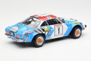 Alpine A110 1600S #1 Nicolas / Vial Winner Tour de Corse 1973 Kyosho 1:18 08485A Kov – obrázok 3 z 8