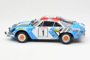 Alpine A110 1600S #1 Nicolas / Vial Winner Tour de Corse 1973 Kyosho 1:18 08485A Kov – obrázok 4 z 8