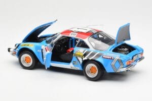 Alpine A110 1600S #1 Nicolas / Vial Winner Tour de Corse 1973 Kyosho 1:18 08485A Kov – obrázok 5 z 8