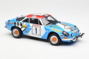 Alpine A110 1600S #1 Nicolas / Vial Winner Tour de Corse 1973 Kyosho 1:18 08485A Kov – obrázok 6 z 8