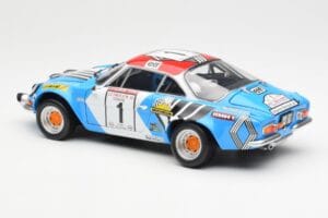 Alpine A110 1600S #1 Nicolas / Vial Winner Tour de Corse 1973 Kyosho 1:18 08485A Kov – obrázok 7 z 8