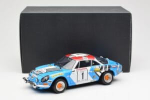 Alpine A110 1600S #1 Nicolas / Vial Winner Tour de Corse 1973 Kyosho 1:18 08485A Kov – obrázok 8 z 8