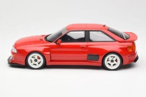 Audi 80 B4 Coupe Prior Design RS2 Červený Otto 1:18 OT1068 Živica – obrázok 3 z 6