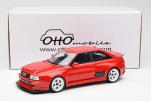 Audi 80 B4 Coupe Prior Design RS2 Červený Otto 1:18 OT1068 Živica – obrázok 6 z 6