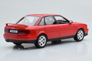 Audi 80 B4 Quattro Competition Laser Červený Otto 1:18 OT355 Živica – obrázok 2 z 6