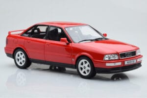 Audi 80 B4 Quattro Competition Laser Červený Otto 1:18 OT355 Živica – obrázok 4 z 6