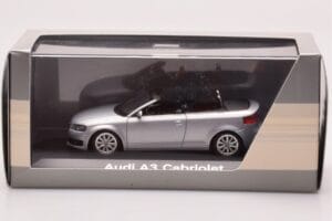 Audi A3 8P Kabriolet Strieborný Minichamps 1:43 5010803323 Kov – obrázok 4 z 4