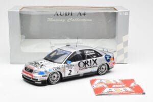 Audi A4 B5 Orix #2 P. Radisch 1998 UT Models 1:18 39872 Kov – obrázok 6 z 6