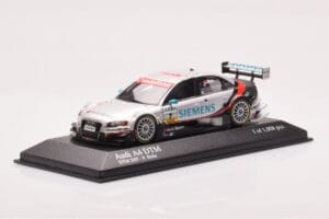 Audi A4 B7 DTM Team Audi Sport Abt #7 F. Biela DTM 2007 Minichamps 1:43 400071797 Kov – obrázok 2 z 4