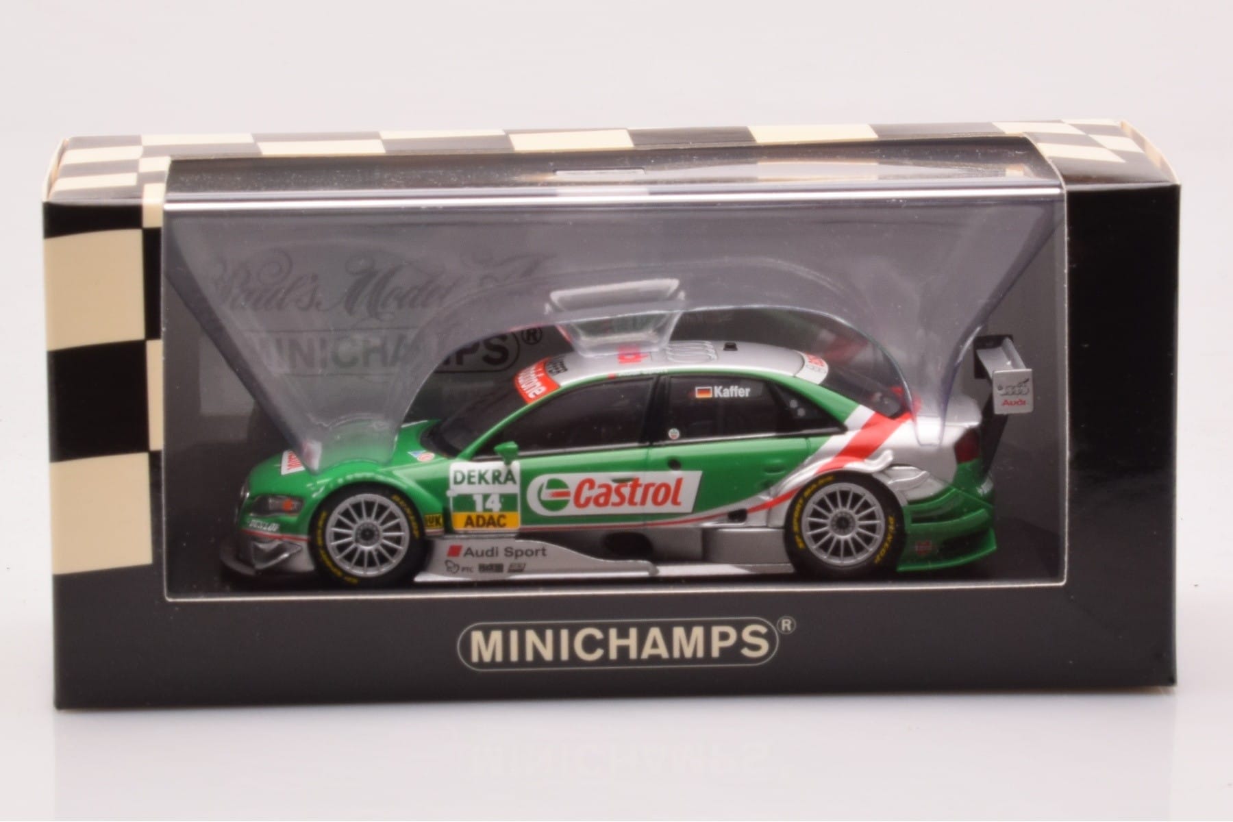 Audi A4 B7 DTM Team Phoenix #14 F. Kaffer DTM 2006 Minichamps 1:43 400061514 Kov – obrázok 4 z 4
