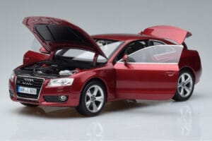 Audi A5 B8 Granátová Červená Norev 1:18 188352 Kov – obrázok 2 z 7