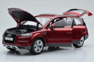 Audi Q7 4L Granátový Červený Kyosho 1:18 09222R Kov – obrázok 2 z 8
