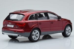 Audi Q7 4L Granátový Červený Kyosho 1:18 09222R Kov – obrázok 3 z 8