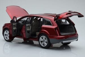 Audi Q7 4L Granátový Červený Kyosho 1:18 09222R Kov – obrázok 5 z 8
