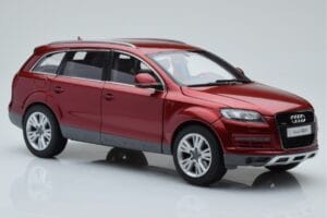 Audi Q7 4L Granátový Červený Kyosho 1:18 09222R Kov – obrázok 6 z 8