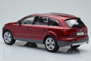 Audi Q7 4L Granátový Červený Kyosho 1:18 09222R Kov – obrázok 7 z 8