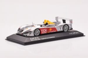 Audi R10 TDI LMP1 #7 R. Capello / T. Kristensen / A. McNish 24 Hours of Le Mans 2006 Minichamps 1:43 400061607 Kov – obrázok 2 z 4