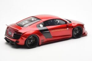 Audi R8 4S Liberty Walk Candy Červený GT Spirit 1:18 GT892 Živica – obrázok 2 z 6