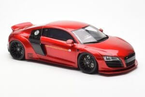 Audi R8 4S Liberty Walk Candy Červený GT Spirit 1:18 GT892 Živica – obrázok 4 z 6