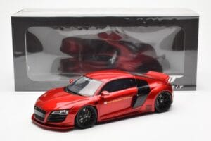 Audi R8 4S Liberty Walk Candy Červený GT Spirit 1:18 GT892 Živica – obrázok 6 z 6